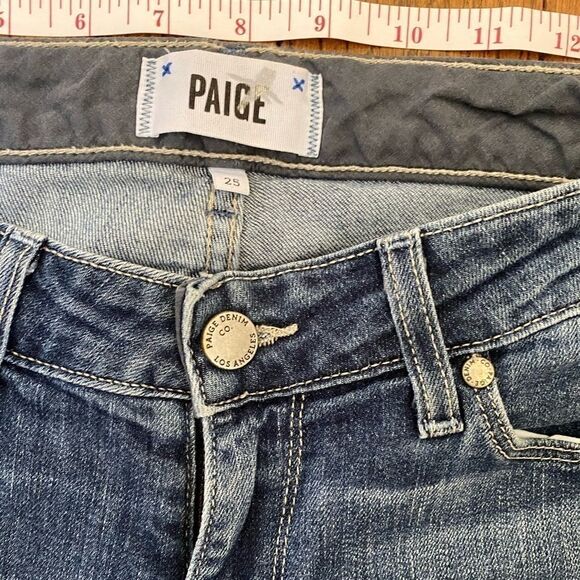 PAIGE Jimmy Jimmy‎ Skinny distressed cropped jeans - Picture 4 of 8